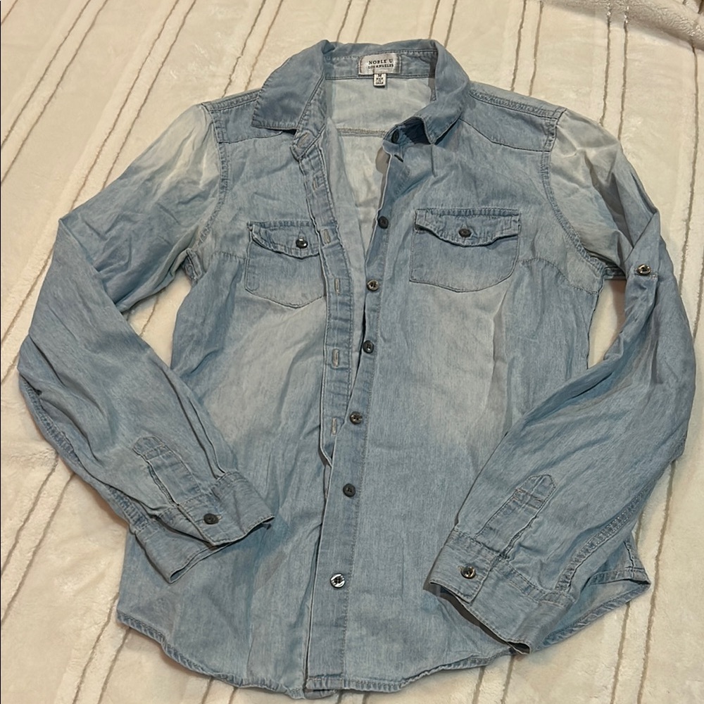 Noble U Light Blue Casual Shirt